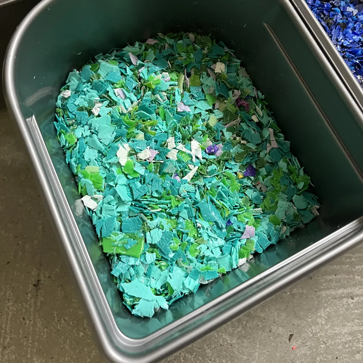 HDPE recycled plastic material, Luther Plastics